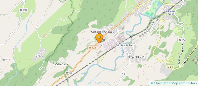 localisation de l'entreprise ASSOCIATION SOURCES à VIC-SUR-CERE
