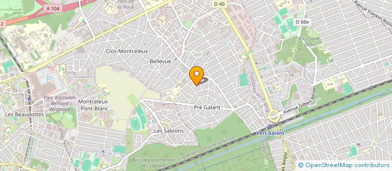 localisation de l'entreprise ASSOCIATION SOURIRE ENSEMBLE à VILLEPINTE