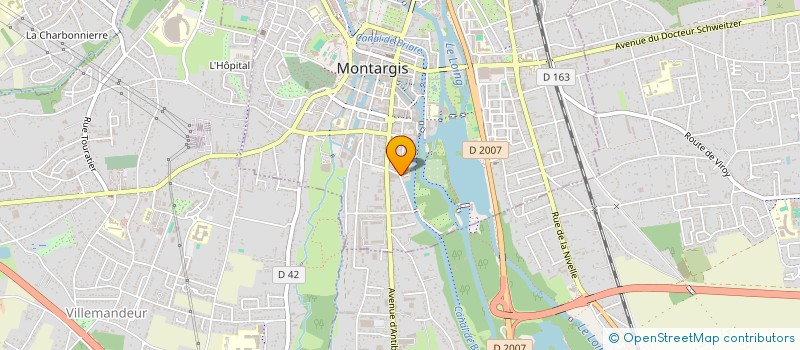 localisation de l'entreprise ASSOCIATION SOURIRE ET VIVRE ENSEMBLE à MONTARGIS