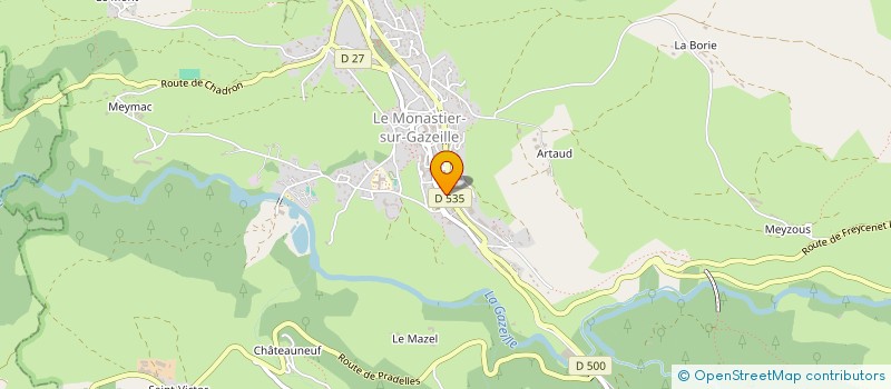localisation de l'entreprise ASSOCIATION SOURIS VERTES à LE MONASTIER-SUR-GAZEILLE