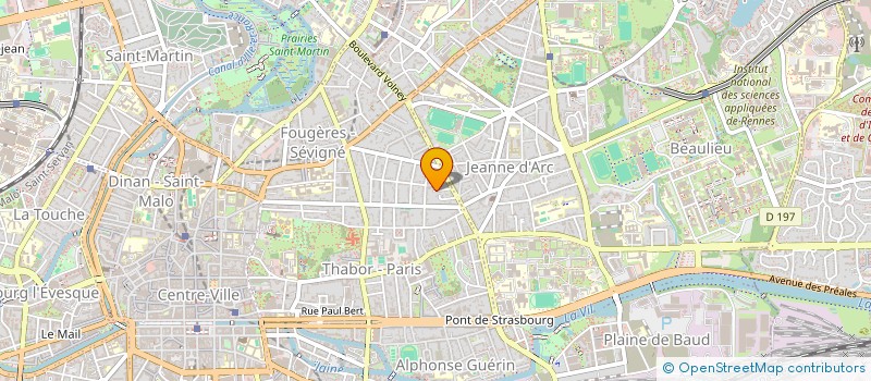 localisation de l'entreprise ASSOCIATION SOUS LE SOLEIL à RENNES