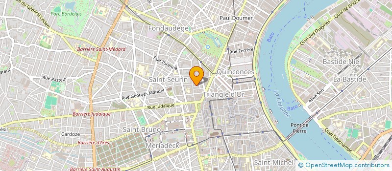 localisation de l'entreprise ASSOCIATION SOUTENIR à BORDEAUX