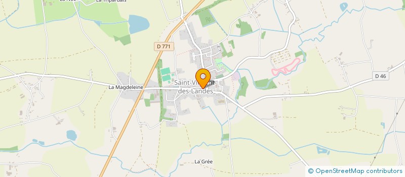 localisation de l'entreprise ASSOCIATION SOUTIEN AUX FAMILLES AIDANTES  SAINT-VINCENT-DES-LANDES