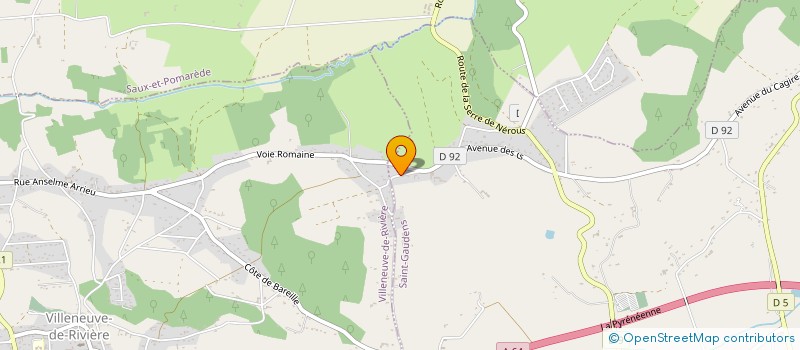 localisation de l'entreprise ASSOCIATION SOUTIEN CHILAUD CLEMENT  SAINT-GAUDENS