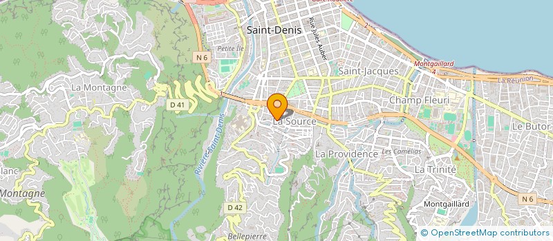 localisation de l'entreprise ASSOCIATION SOUTIEN JEUNESSE  SAINT-DENIS