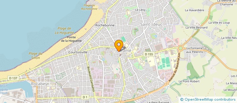 localisation de l'entreprise ASSOCIATION SOUVENIR DE CHATEAUBRIAND - AMITIES CULTURELLES  SAINT-MALO