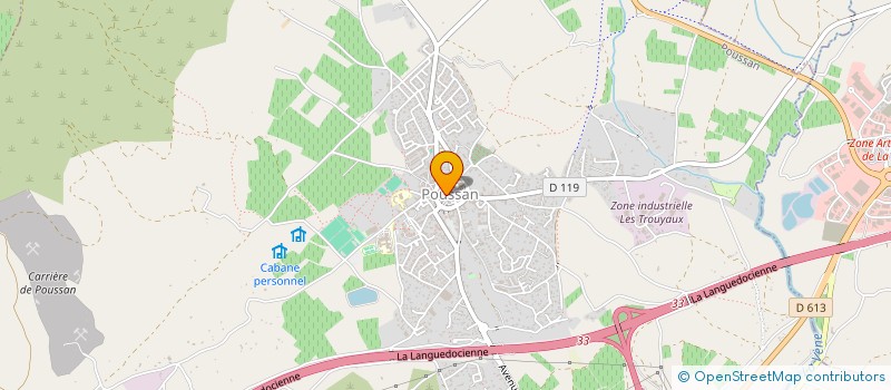 localisation de l'entreprise ASSOCIATION SOYONS  POUSSAN