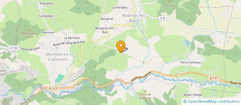 localisation de l'entreprise ASSOCIATION SPANDA VAIRAGYA à MONTJOIE-EN-COUSERANS
