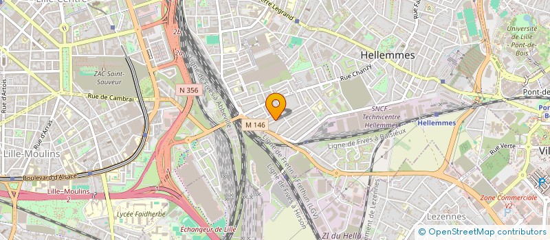 localisation de l'entreprise ASSOCIATION SPARTAK KREMLIN à LILLE