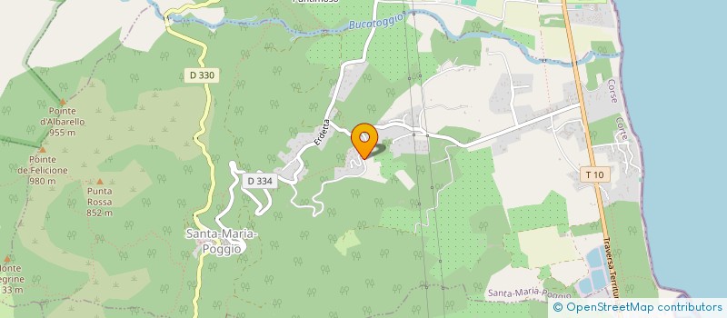 localisation de l'entreprise ASSOCIATION SPECTACLE EQUESTRE CORSE  SANTA-MARIA-POGGIO