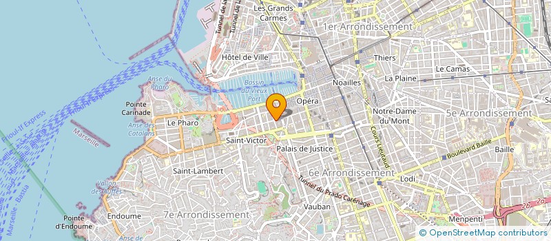 localisation de l'entreprise ASSOCIATION SPECTACLE LOISIR DU FRIOUL à MARSEILLE