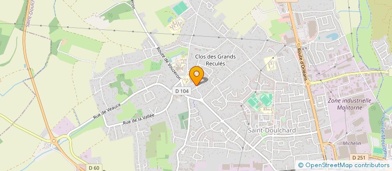 localisation de l'entreprise ASSOCIATION SPECTACLE VIVANT  SAINT-DOULCHARD