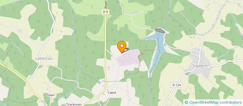 localisation de l'entreprise ASSOCIATION SPECTACLES ET CREATIONS  AILLAS