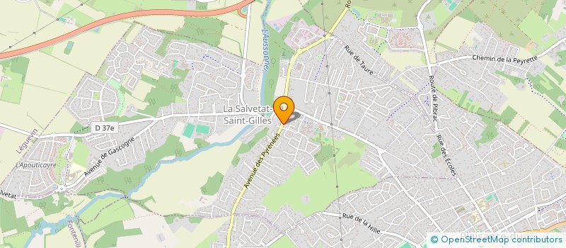 localisation de l'entreprise ASSOCIATION SPECTATOUS  LA SALVETAT-SAINT-GILLES