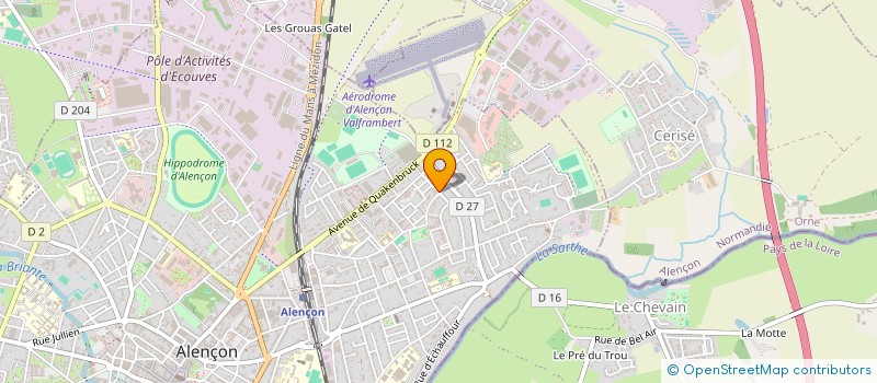 localisation de l'entreprise ASSOCIATION SPECTRE à ALENCON