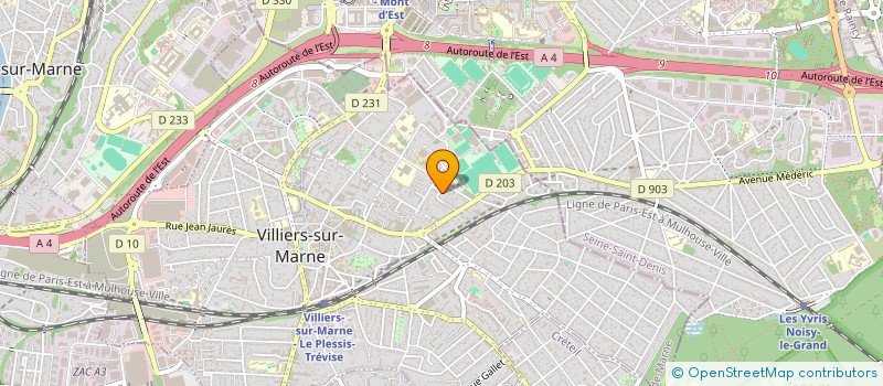 localisation de l'entreprise ASSOCIATION SPELEO LUMEN SUB TERRA à VILLIERS-SUR-MARNE