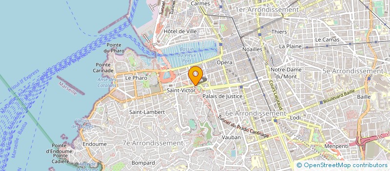 localisation de l'entreprise ASSOCIATION SPIGAOU  MARSEILLE