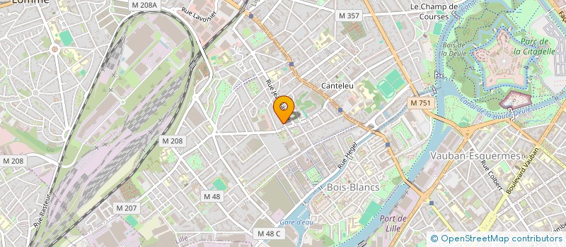 localisation de l'entreprise ASSOCIATION SPIRALE à LILLE