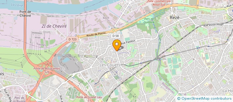 localisation de l'entreprise ASSOCIATION SPIRALE à BOUGUENAIS