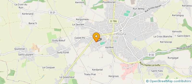 localisation de l'entreprise ASSOCIATION SPIRARTE à PLOUHA