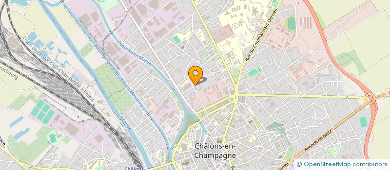 localisation de l'entreprise ASSOCIATION SPORT ADAPTE CHALONNAISE LES MATELOTS  CHALONS-EN-CHAMPAGNE