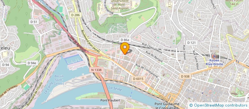 localisation de l'entreprise ASSOCIATION SPORT AGIR à ROUEN