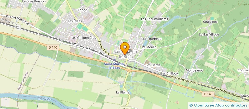 localisation de l'entreprise ASSOCIATION SPORT BOULES LARCAY  LARCAY