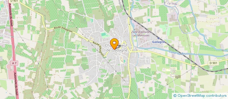 localisation de l'entreprise ASSOCIATION SPORT CONSEIL à CHATEAUNEUF-DE-GADAGNE