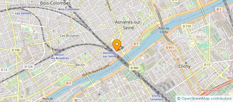 localisation de l'entreprise ASSOCIATION SPORT EDUCATION à ASNIERES-SUR-SEINE