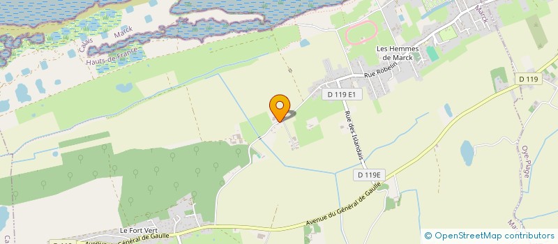 localisation de l'entreprise ASSOCIATION SPORT ENERGIE  MARCK