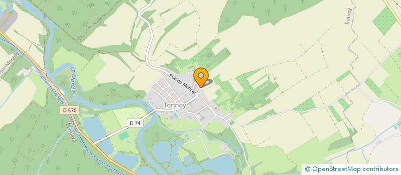 localisation de l'entreprise ASSOCIATION SPORT ET CULTURE CHANTONEL à TONNOY