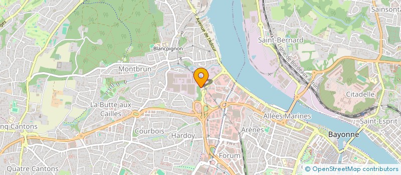 localisation de l'entreprise ASSOCIATION SPORT ET CULTURE DASSAULT BIARRITZ  ANGLET