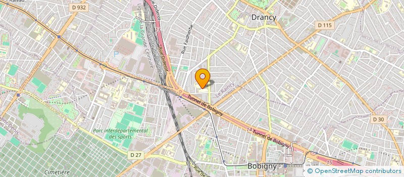 localisation de l'entreprise ASSOCIATION SPORT ET CULTURE VOLTAIRE DRANCY  DRANCY