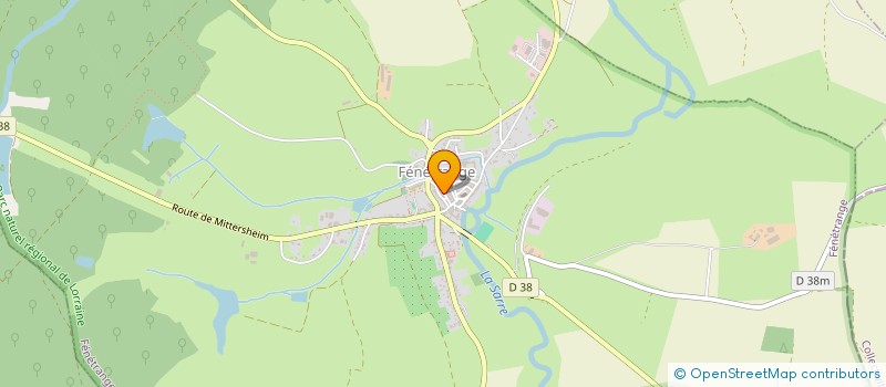 localisation de l'entreprise ASSOCIATION SPORT ET LOISIR DE FENETRANGE  FENETRANGE