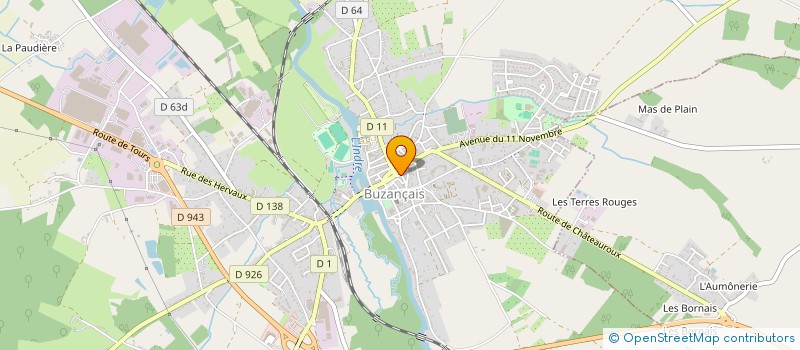 localisation de l'entreprise ASSOCIATION SPORT ET LOISIRS DE SOUGE à SOUGE