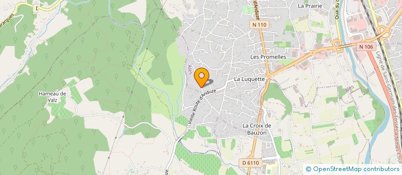 localisation de l'entreprise ASSOCIATION SPORT ET VIE  ALES