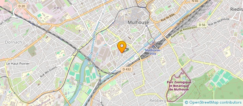 localisation de l'entreprise ASSOCIATION SPORT FAUTEUIL MULHOUSE  MULHOUSE