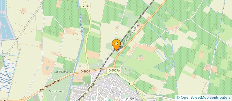 localisation de l'entreprise ASSOCIATION SPORT KARATE NARBONNE  NARBONNE