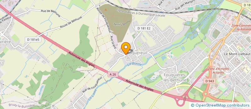 localisation de l'entreprise ASSOCIATION SPORT LOISIR DETENTE  FOUQUEREUIL