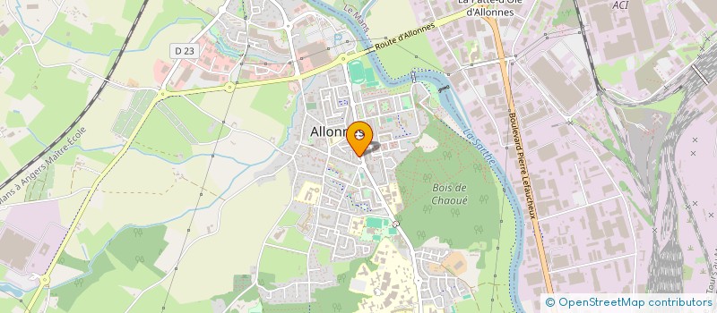 localisation de l'entreprise ASSOCIATION SPORT LOISIR PECHE ET COMPETITION à ALLONNES