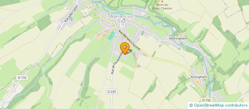 localisation de l'entreprise ASSOCIATION SPORT NATURE  WAVRANS-SUR-L'AA