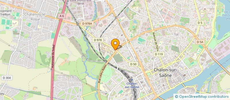 localisation de l'entreprise ASSOCIATION SPORT SANTE DU CHALONNAIS à CHALON-SUR-SAONE