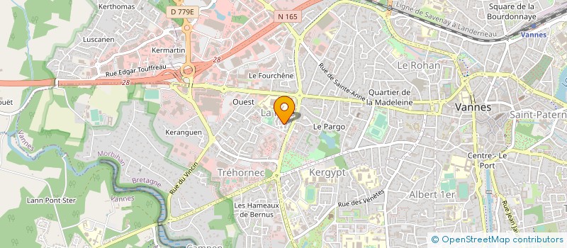 localisation de l'entreprise ASSOCIATION SPORT SANTE - EVENEMENTS à VANNES