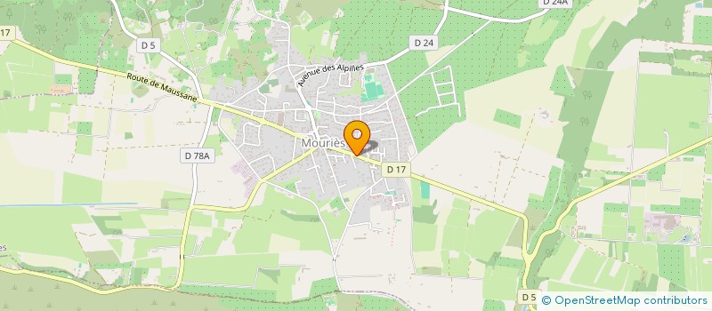 localisation de l'entreprise ASSOCIATION SPORT SANTE LOISIRS  MOURIES