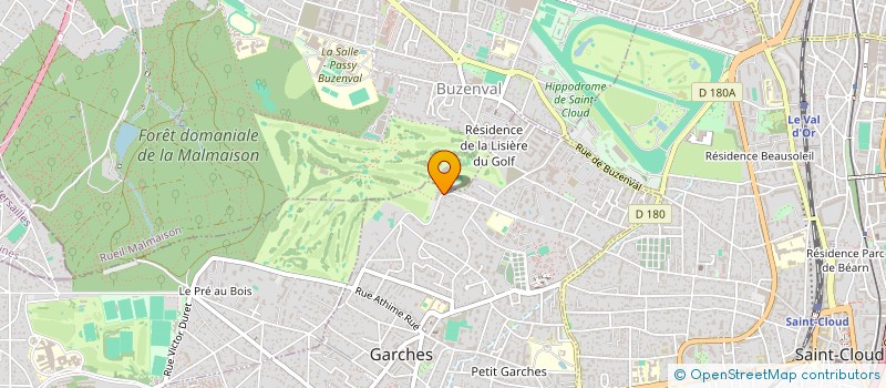 localisation de l'entreprise ASSOCIATION SPORT SENIOR GOL 5 à GARCHES