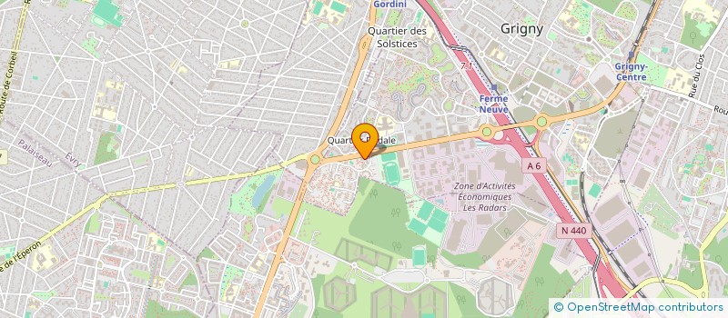 localisation de l'entreprise ASSOCIATION SPORT&SOURIRE  GRIGNY