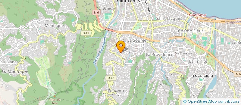 localisation de l'entreprise ASSOCIATION SPORTIF INSERTION SOCIO CULTUREL SPORT DE COMBAT  SAINT-DENIS