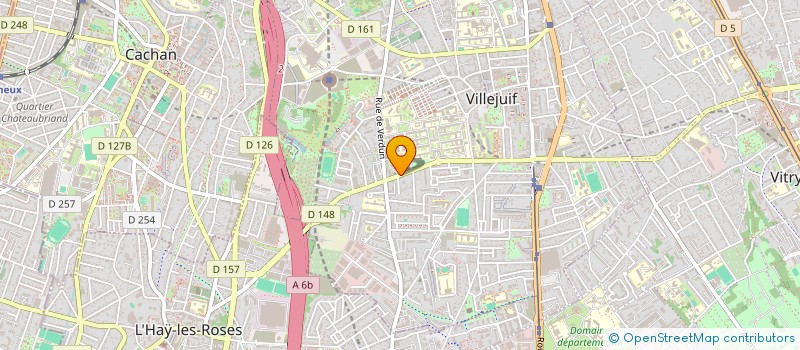 localisation de l'entreprise ASSOCIATION SPORTIF PGV à VILLEJUIF