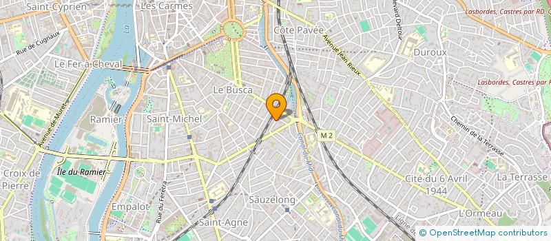 localisation de l'entreprise ASSOCIATION SPORTIVE 31  TOULOUSE