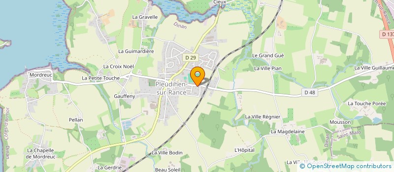 localisation de l'entreprise ASSOCIATION SPORTIVE à PLEUDIHEN-SUR-RANCE
